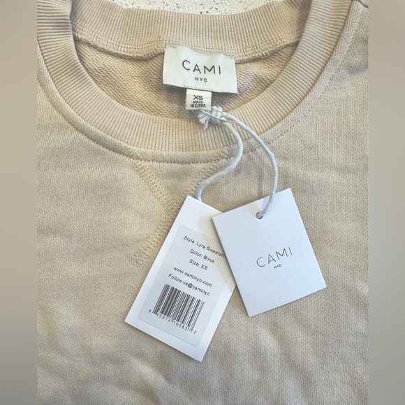 CAMI NYC Lyra Sweatshirt in bone - Picture 6 of 8